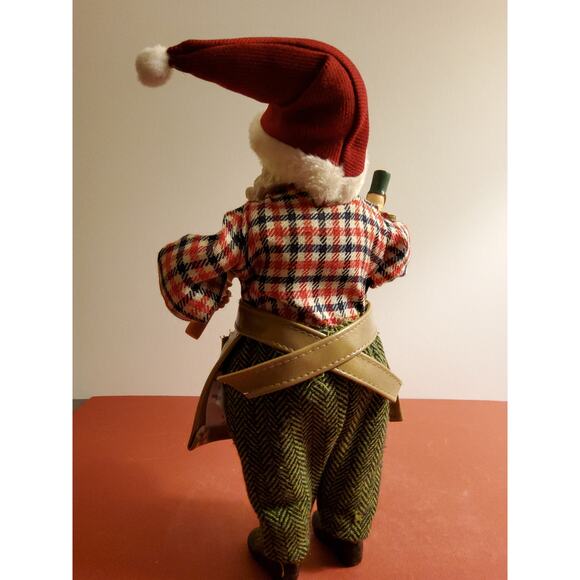Handcrafted "Workshop Santa" (11" Tall) Figurine - Picture 3 of 4
